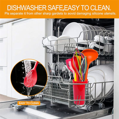Residueless Kitchen Silicone Utensil Set , Heat Resistant Cooking Utensils